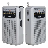 Bariton Cep Tipi Mini Analog Radyo Gri thumbnail 1