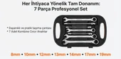 Kınglux Kombine Cırcır Anahtar Set 7 Parça thumbnail 2
