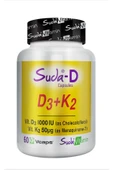 SUDA VİTAMİN D3+K2 Vitamini 60 Kapsül thumbnail 1