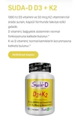 SUDA VİTAMİN D3+K2 Vitamini 60 Kapsül thumbnail 2