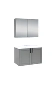 %100 MDF - 80 cm Riva Banyo Dolabı thumbnail 4