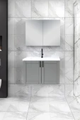 %100 MDF - 80 cm Riva Banyo Dolabı thumbnail 3