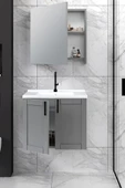 %100 MDF - 65 cm Riva Banyo Dolabı thumbnail 3