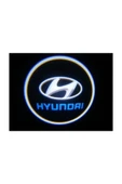Mesafe Sensörlü Pilli Yapıştırmalı Kapı Altı Led Logo Hyundai thumbnail 1