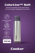 Cooker ColorLine Soft 500 ml Paslanmaz Çelik Termos CKR2001 thumbnail 2