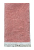 Kabe Desenli Örgü Püsküllü Şönil Seccade Pembe thumbnail 4