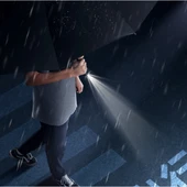 Siyah El Fenerli Şemsiye thumbnail 3