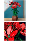 Building Block Flower 618 Parça Orman Gülü thumbnail 4