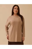 büyük beden uzun kollu basic tunik Gala-Xi thumbnail 8