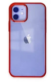iPhone 12 Kılıf Element Silikon - Kırmızı-(5796) thumbnail 1