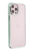 iPhone 12 Pro Max Kılıf Element Silikon - Yeşil-(5796) thumbnail 3