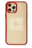 iPhone 12 Pro Max Kılıf Element Silikon - Kırmızı-(5796) thumbnail 1