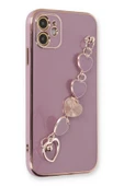 iPhone 12 Kılıf Esila Silikon - Mor-(5796) thumbnail 1