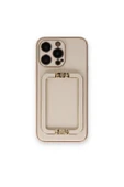 iPhone 14 Pro Max Kılıf Coco Elit Kapak - Gold-(5796) thumbnail 1