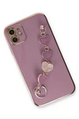 iPhone 12 Kılıf Esila Silikon - Mor-(5796) thumbnail 2