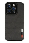 iPhone 14 Pro Kılıf Loop Deri Silikon - Siyah-(5796) thumbnail 1