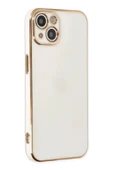 iPhone 14 Plus Kılıf Volet Silikon - Beyaz-(5796) thumbnail 1