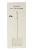 APR22 Iphone Otg 2in1 - Beyaz-(5796) thumbnail 3