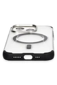 iPhone 15 Pro Max Hilton Magsafe Kapak - Siyah-(5796) thumbnail 3