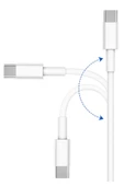 DC15 Type-C to Type-C Kablo 1M 18W-(5796) thumbnail 2