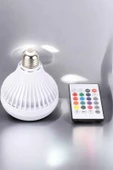 Kablosuz Bluetooth Hoparlör Led Lamba MİR18124108 thumbnail 3