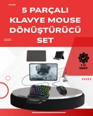 Android Uyumlu Oyun Klavye Mouse Seti | Taşınabilir & Dayanıklı thumbnail 1