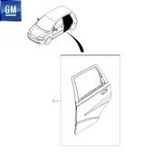 Chevrolet Aveo Kalos Sol Arka Kapı Sacı GM thumbnail 2