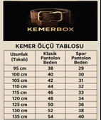 %100 Hakiki Deri Erkek Kemer Taba 4cm thumbnail 5