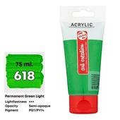 Art Creation Akrilik Boya 75ml 618 Permanet Green Light thumbnail 1