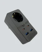 Akıllı Akım Dengelemeli Priz 2500W 4 USB Type C Çıkışlı thumbnail 5