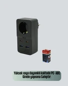 Akıllı Akım Dengelemeli Priz 2500W 4 USB Type C Çıkışlı thumbnail 4