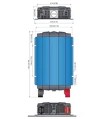 48V 1000W (Rack Mounth) Tam Sinüs Inverter, Cotek thumbnail 6