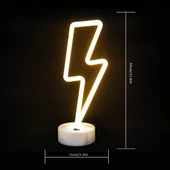 Periboia Şimşek Neon LED Lamba thumbnail 2