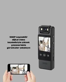 180° Dönebilen Lensli 1080P Mini Kamera thumbnail 2