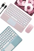 Profesyonel Wifi Q Klavye Bluetooth Klavye Touchpad 10.8 Inç thumbnail 3