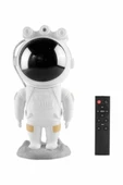 Projeksiyon Astronot Lamba Speaker Sevimli Astronot Bluetooth Hoparlör thumbnail 2