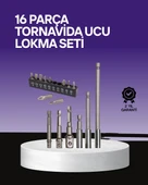 Çok Amaçlı 16lı Bits Uç Seti Dayanıklı Tornavida Adaptör thumbnail 1