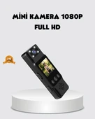 180 Derece Dönebilen Mini Kamera Full HD TFT Ekran Hareket Sensörlü thumbnail 1