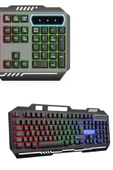 RGB Işıklı   Klavye Q Klavye Mouse Hediyeli thumbnail 5