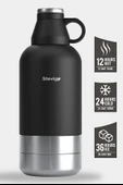 STEVIG 4 MULTI-CUP ÇELİK TERMOS 1.9 LT. BLACK ST-212 thumbnail 3