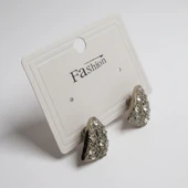 taşlı silver küpe thumbnail 5