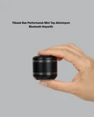Mini Alüminyum Bluetooth Hoparlör Yüksek Bas Performansı thumbnail 3