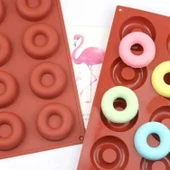 Çikolata Kalıbı - Silikon - Donut (DNT-29) thumbnail 5
