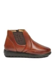 Taba Jel Taban Fermuarlı Kadın Düz Bot thumbnail 2