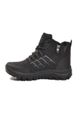 Siyah Suni Deri Erkek Outdoor Bot thumbnail 4