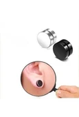 Mıknatıslı Erkek Küpe Beyaz Renk thumbnail 10