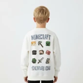 Minecraft Çocuk Sweatshirt thumbnail 4
