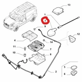 Fiat Punto  Anten Dibi Tabanı     (51718857) thumbnail 4