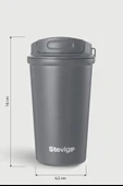 STEVIG 4 WORK FLIP OPEN COFFEE MUG ÇELİK TERMOS 400 ML ST-251 thumbnail 3