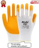 Beybi Pn7 Polyester Örme Nitril Eldiven 10XL 1 Çift thumbnail 1